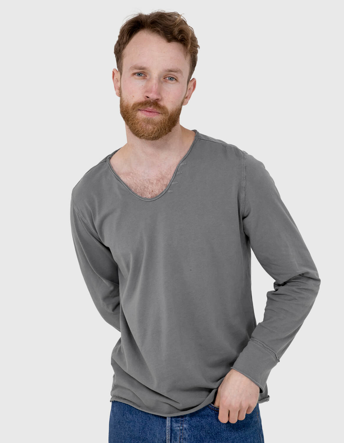Grey t-shirt for men