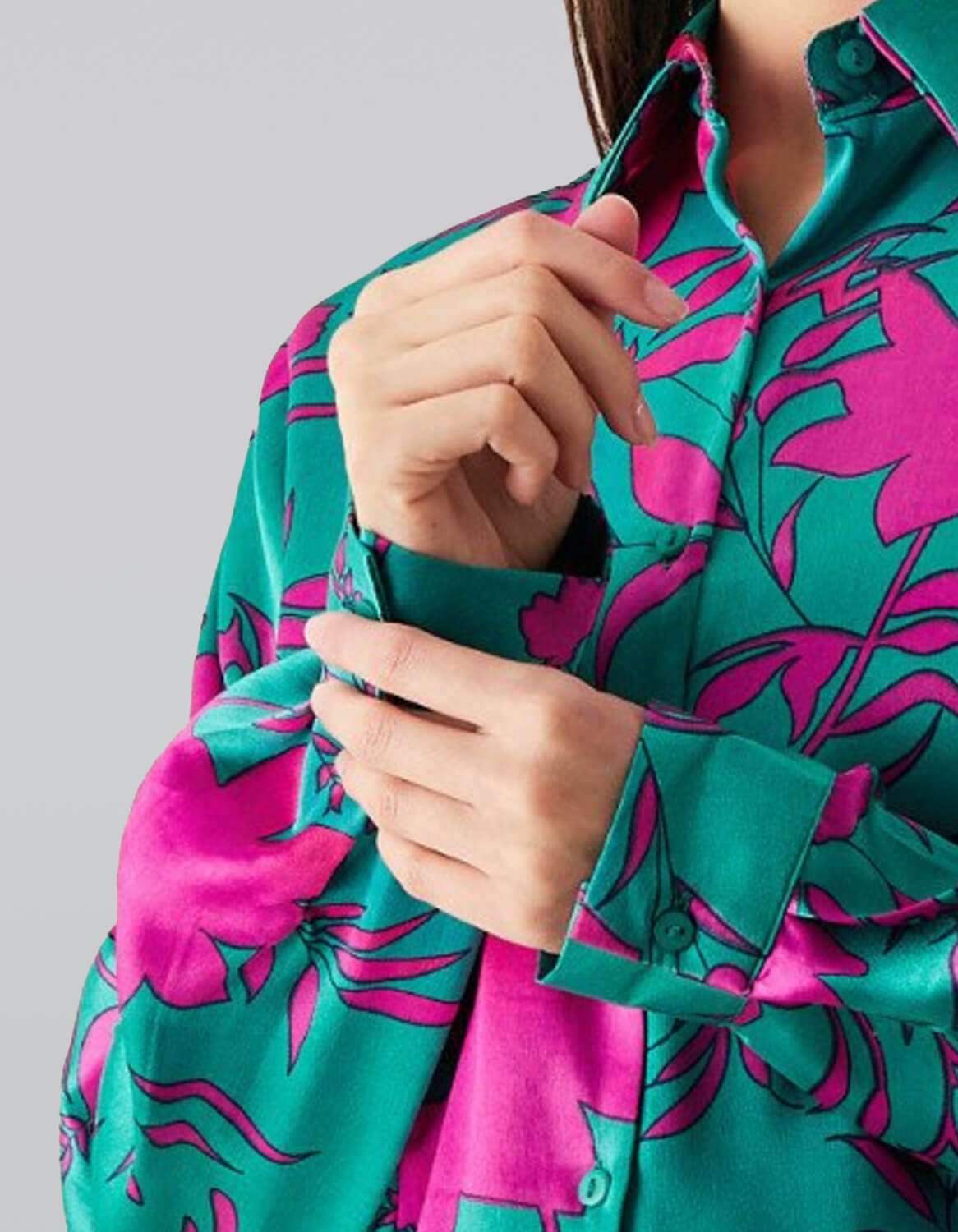 Artistic Floral Pop Shirt