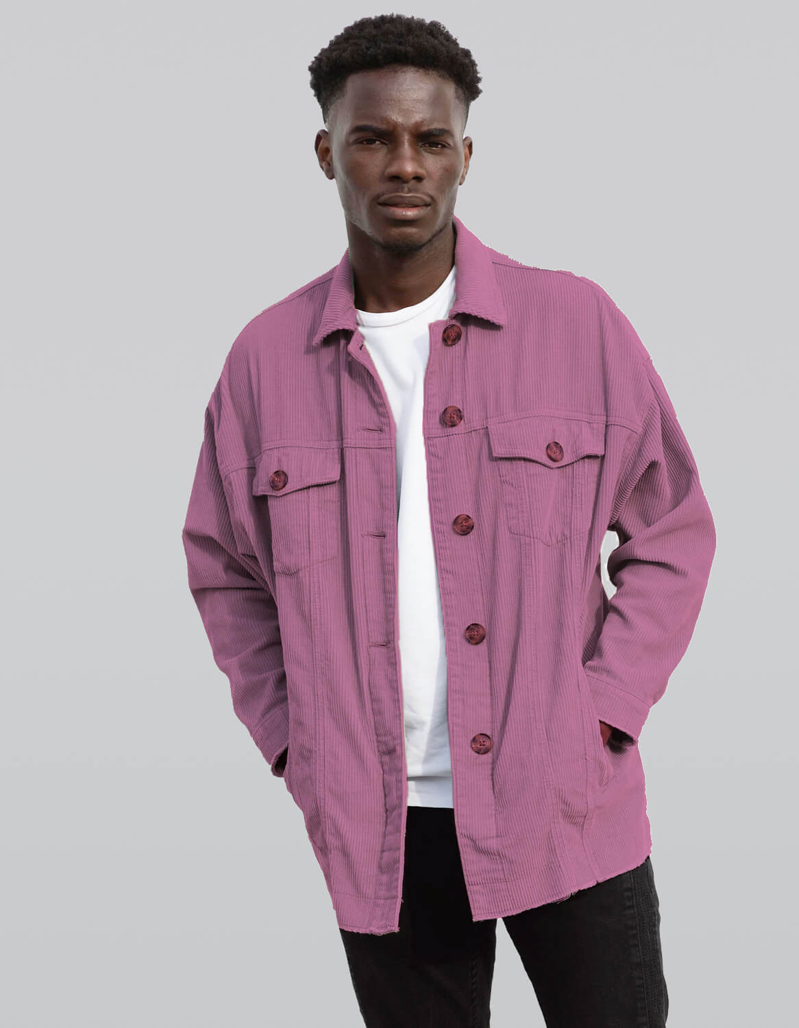 Soft Texture Shirt Jacket