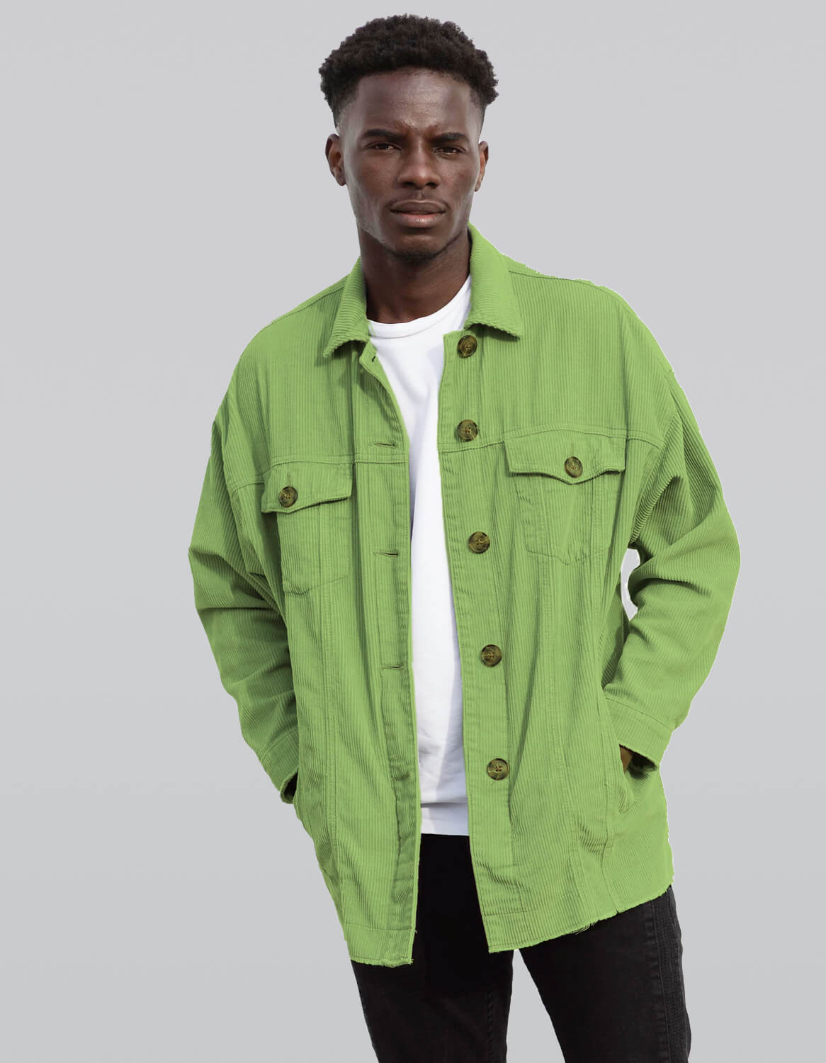 Soft Texture Shirt Jacket