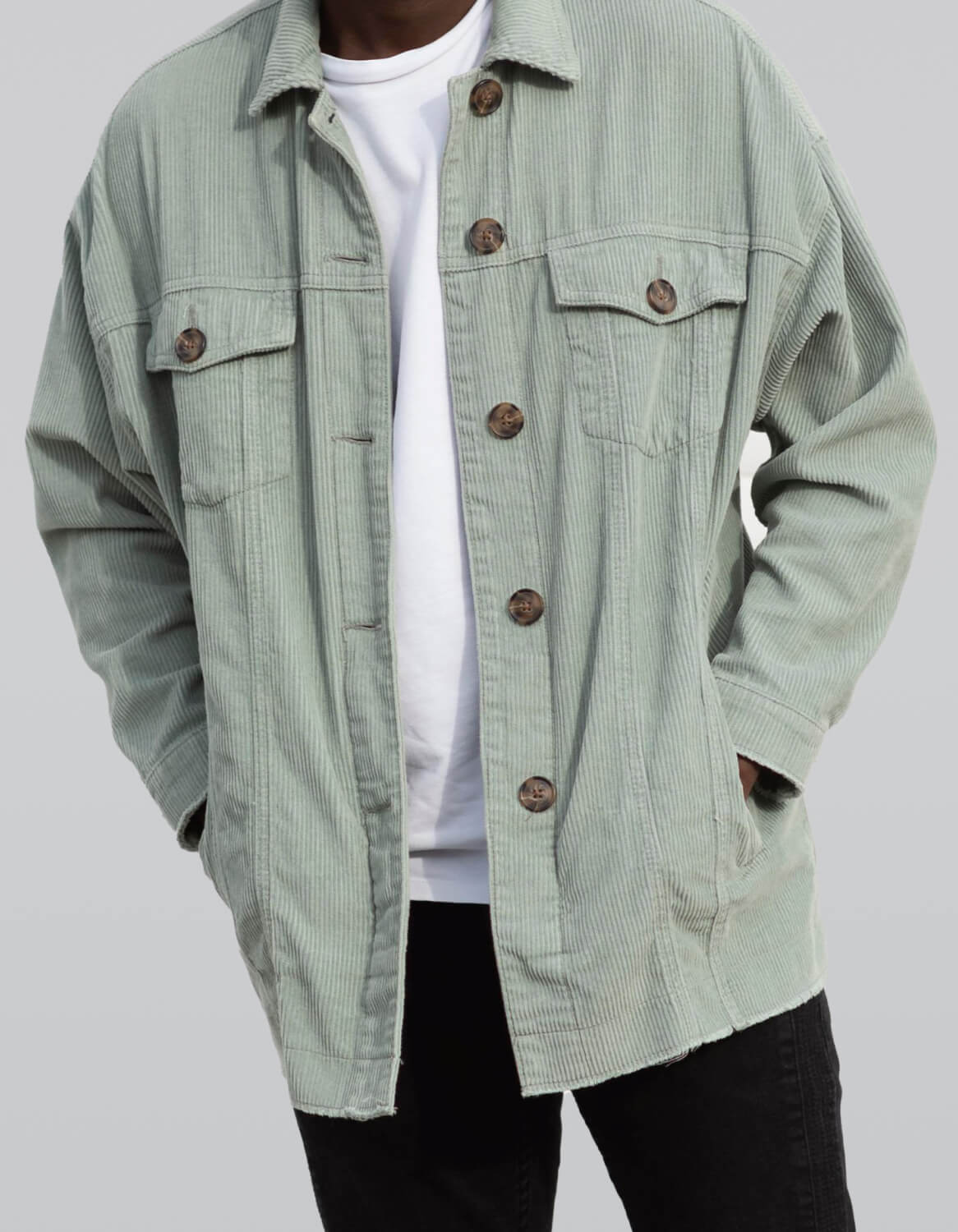 Soft Texture Shirt Jacket