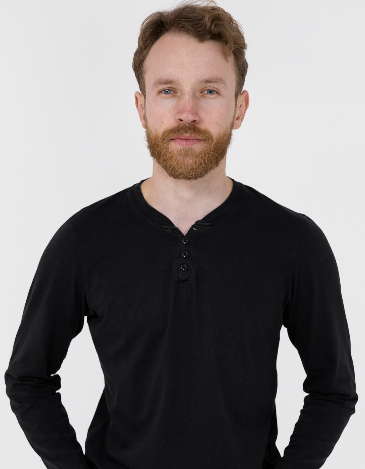 Black fine cotton t-shirt