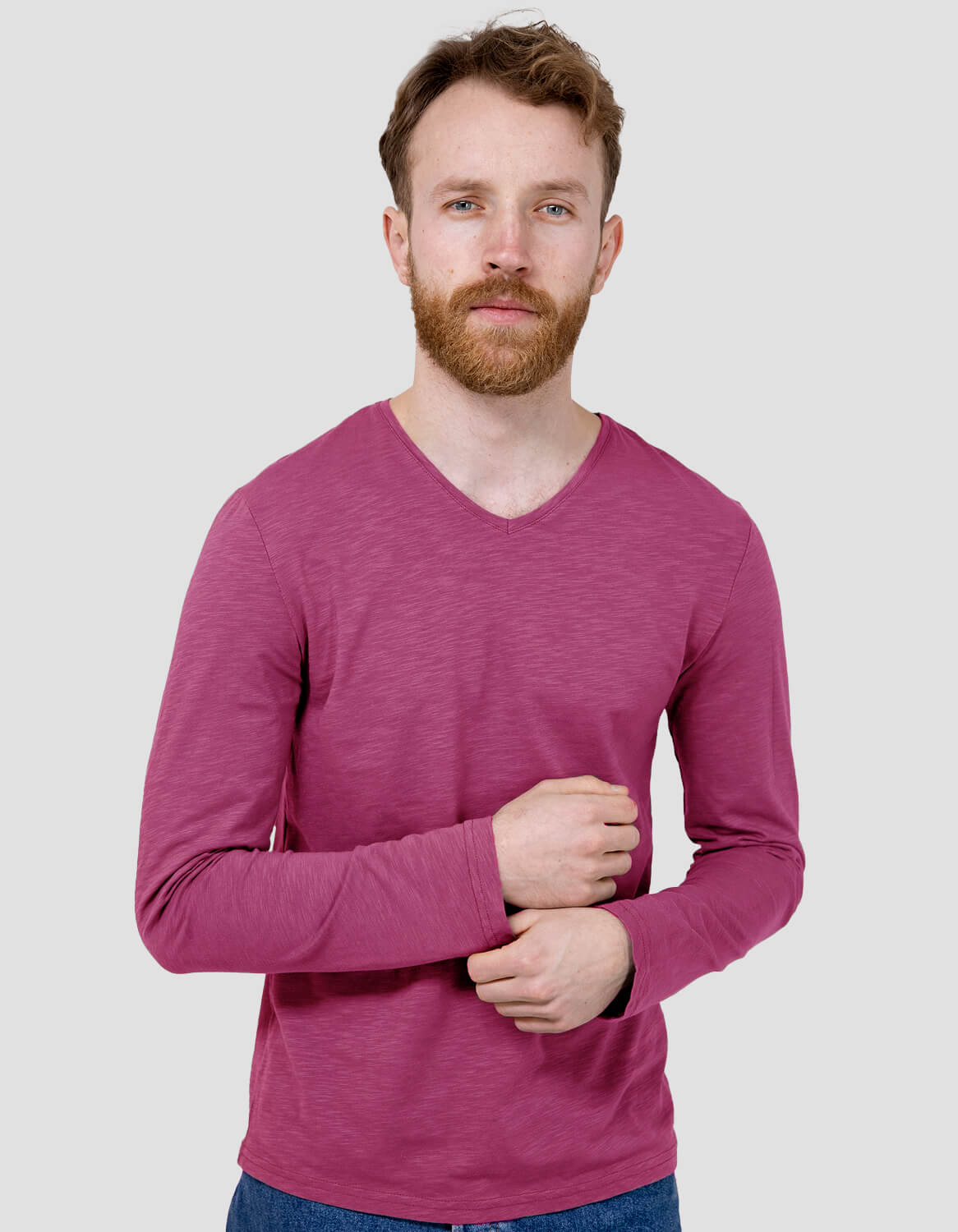 Green cotton t-shirt for men